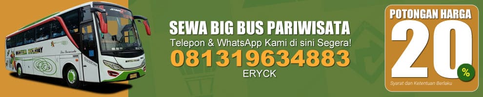 Banner Sewa Big Bus Mustika Holiday - Eryck