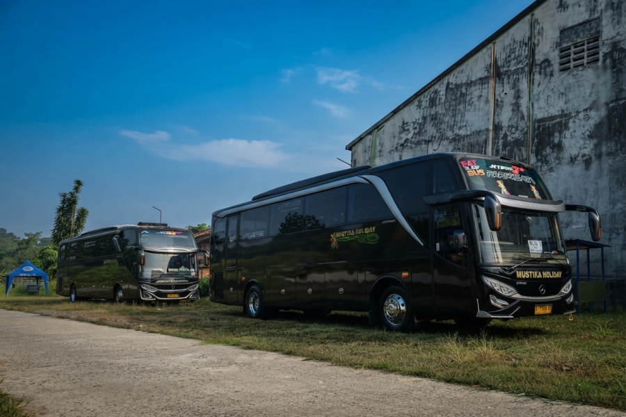 Chill Out di Alam Asri: Sewa Big Bus Mustika Holiday ke Sukabumi Jawa Barat