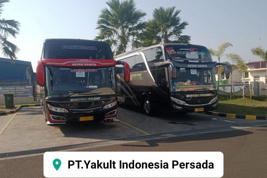 Kunjungan ke Pabrik Yakult dengan Dua Big Bus