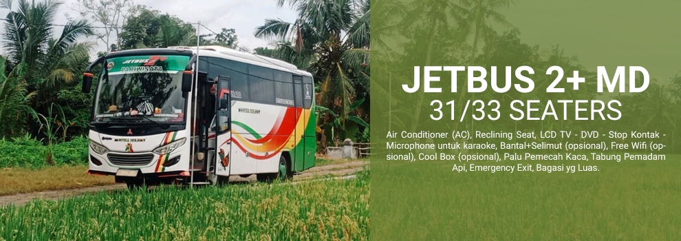 jetbus 31 33 seaters mustika holiday